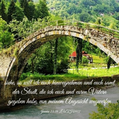 Picture 03 - Jeremia 23:39 LUTH1912 - siehe, so will ich euch hinwegnehmen und euch - Bible Verse Picture