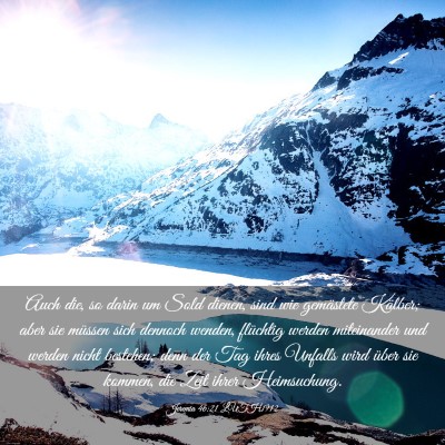 Picture 03 - Jeremia 46:21 LUTH1912 - Auch die, so darin um Sold dienen, sind wie - Bible Verse Picture