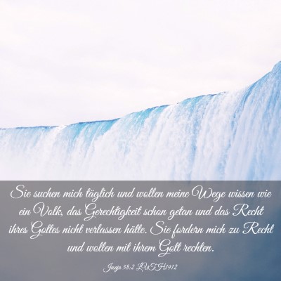 Picture 03 - Jesaja 58:2 LUTH1912 - Sie suchen mich täglich und wollen meine Wege - Bible Verse Picture