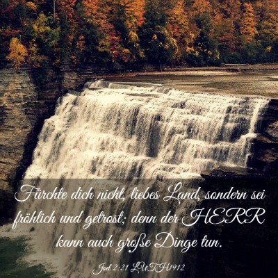 Picture 03 - Joel 2:21 LUTH1912 - Fürchte dich nicht, liebes Land, sondern sei - Bible Verse Picture