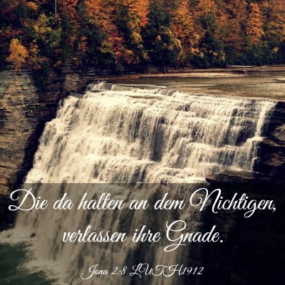 Picture 03 - Jona 2:8 LUTH1912 - Die da halten an dem Nichtigen, verlassen ihre - Bible Verse Picture