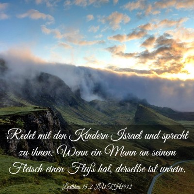 Picture 03 - Levitikus 15:2 LUTH1912 - Redet mit den Kindern Israel und sprecht zu - Bible Verse Picture