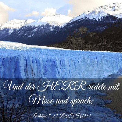 Picture 03 - Levitikus 7:22 LUTH1912 - Und der HERR redete mit Mose und - Bible Verse Picture