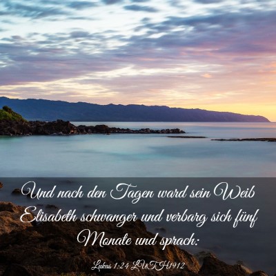 Picture 03 - Lukas 1:24 LUTH1912 - Und nach den Tagen ward sein Weib Elisabeth - Bible Verse Picture