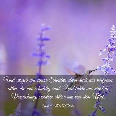 Picture 03 - Lukas 11:4 LUTH1912 - Und vergib uns unsre Sünden, denn auch wir - Bible Verse Picture