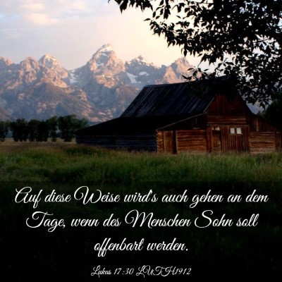 Picture 03 - Lukas 17:30 LUTH1912 - Auf diese Weise wird's auch gehen an dem Tage, - Bible Verse Picture