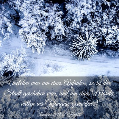 Picture 03 - Lukas 23:19 LUTH1912 - (welcher war um eines Aufruhrs, so in der Stadt - Bible Verse Picture