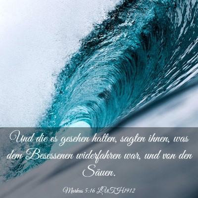Picture 03 - Markus 5:16 LUTH1912 - Und die es gesehen hatten, sagten ihnen, was dem - Bible Verse Picture
