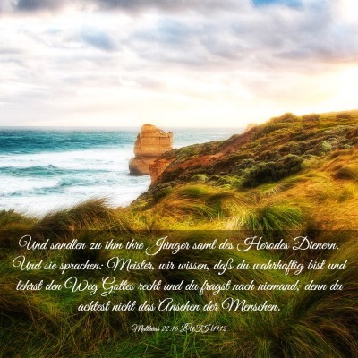 Picture 03 - Matthäus 22:16 LUTH1912 - Und sandten zu ihm ihre Jünger samt des Herodes - Bible Verse Picture