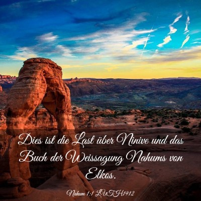 Picture 03 - Nahum 1:1 LUTH1912 - Dies ist die Last über Ninive und das Buch der - Bible Verse Picture