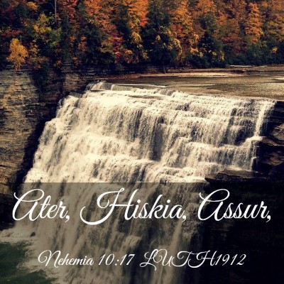 Picture 03 - Nehemia 10:17 LUTH1912 - Ater, Hiskia, - Bible Verse Picture