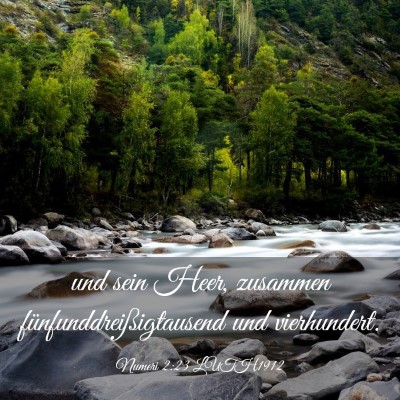 Picture 03 - Numeri 2:23 LUTH1912 - und sein Heer, zusammen fünfunddreißigtausend - Bible Verse Picture