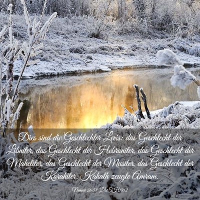 Picture 03 - Numeri 26:58 LUTH1912 - Dies sind die Geschlechter Levis: das Geschlecht - Bible Verse Picture