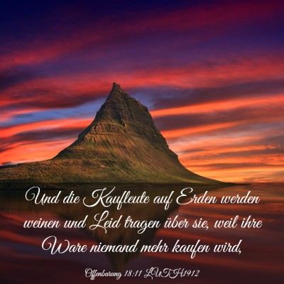 Picture 03 - Offenbarung 18:11 LUTH1912 - Und die Kaufleute auf Erden werden weinen und - Bible Verse Picture