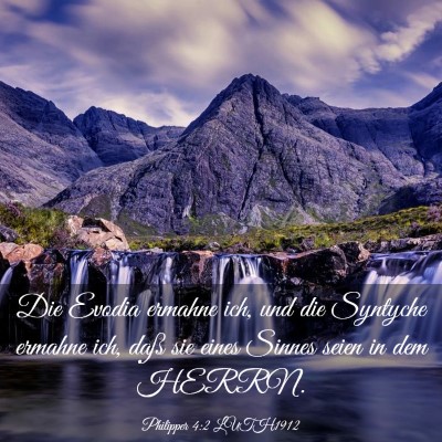 Picture 03 - Philipper 4:2 LUTH1912 - Die Evodia ermahne ich, und die Syntyche ermahne - Bible Verse Picture