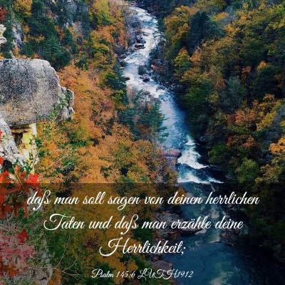 Picture 03 - Psalm 145:6 LUTH1912 - daß man soll sagen von deinen herrlichen Taten - Bible Verse Picture