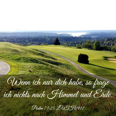 Picture 03 - Psalm 73:25 LUTH1912 - Wenn ich nur dich habe, so frage ich nichts nach - Bible Verse Picture