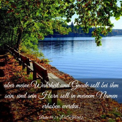 Picture 03 - Psalm 89:24 LUTH1912 - aber meine Wahrheit und Gnade soll bei ihm sein, - Bible Verse Picture