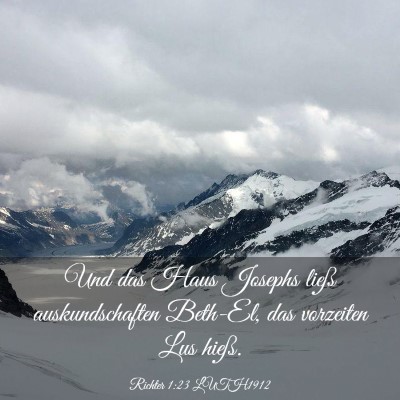 Picture 03 - Richter 1:23 LUTH1912 - Und das Haus Josephs ließ auskundschaften - Bible Verse Picture