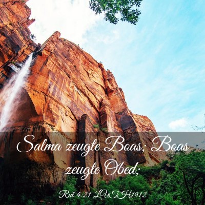 Picture 03 - Rut 4:21 LUTH1912 - Salma zeugte Boas; Boas zeugte - Bible Verse Picture