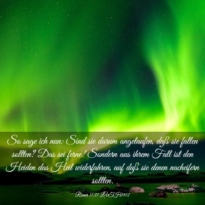 Picture 03 - Römer 11:11 LUTH1912 - So sage ich nun: Sind sie darum angelaufen, daß - Bible Verse Picture