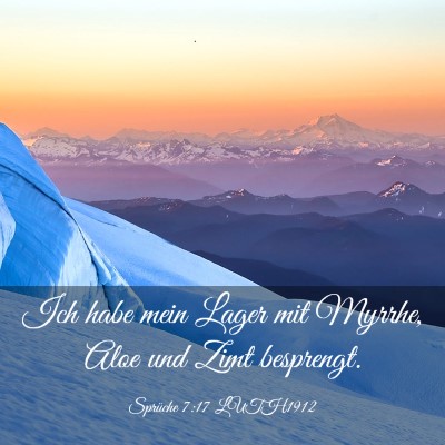 Picture 03 - Sprüche 7:17 LUTH1912 - Ich habe mein Lager mit Myrrhe, Aloe und Zimt - Bible Verse Picture