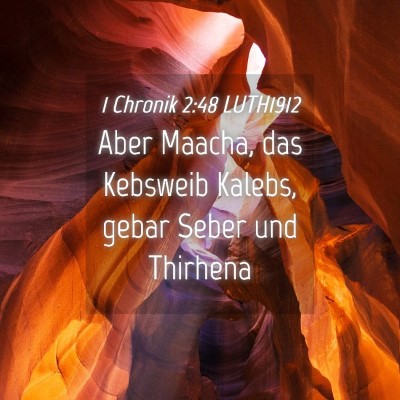 Picture 04 - 1 Chronik 2:48 LUTH1912 - Aber Maacha, das Kebsweib Kalebs, gebar Seber und - Bible Verse Picture