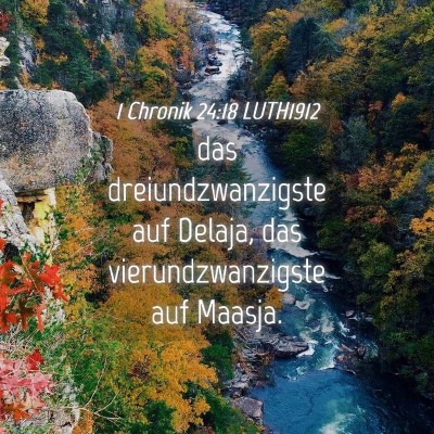 Picture 04 - 1 Chronik 24:18 LUTH1912 - das dreiundzwanzigste auf Delaja, das - Bible Verse Picture