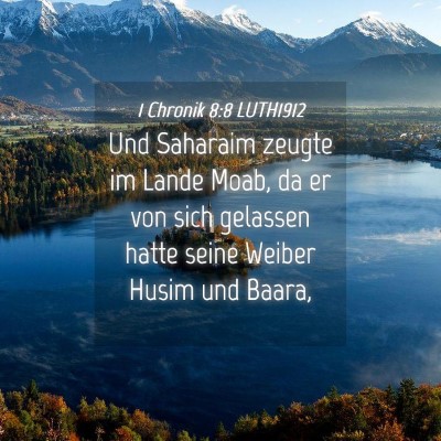 Picture 04 - 1 Chronik 8:8 LUTH1912 - Und Saharaim zeugte im Lande Moab, da er von sich - Bible Verse Picture