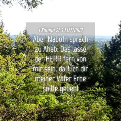 Picture 04 - 1 Könige 21:3 LUTH1912 - Aber Naboth sprach zu Ahab: Das lasse der HERR - Bible Verse Picture