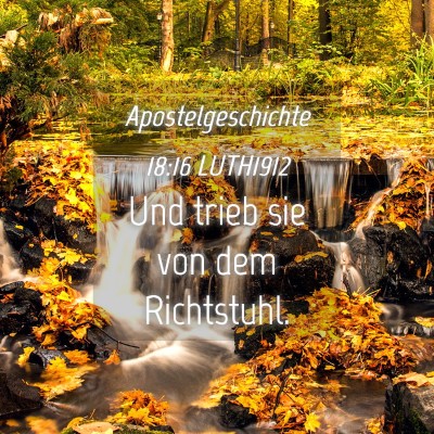 Picture 04 - Apostelgeschichte 18:16 LUTH1912 - Und trieb sie von dem - Bible Verse Picture