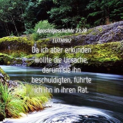 Picture 04 - Apostelgeschichte 23:28 LUTH1912 - Da ich aber erkunden wollte die Ursache, darum - Bible Verse Picture