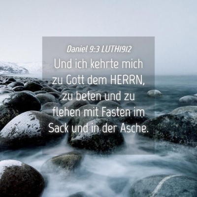 Picture 04 - Daniel 9:3 LUTH1912 - Und ich kehrte mich zu Gott dem HERRN, zu beten - Bible Verse Picture