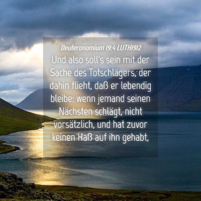 Picture 04 - Deuteronomium 19:4 LUTH1912 - Und also soll's sein mit der Sache des - Bible Verse Picture