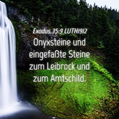 Picture 04 - Exodus 35:9 LUTH1912 - Onyxsteine und eingefaßte Steine zum Leibrock - Bible Verse Picture