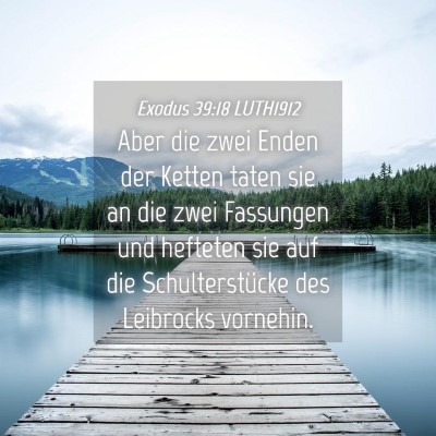 Picture 04 - Exodus 39:18 LUTH1912 - Aber die zwei Enden der Ketten taten sie an die - Bible Verse Picture