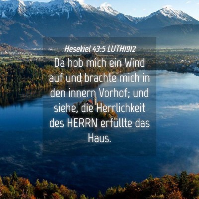 Picture 04 - Hesekiel 43:5 LUTH1912 - Da hob mich ein Wind auf und brachte mich in den - Bible Verse Picture