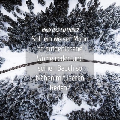 Picture 04 - Hiob 15:2 LUTH1912 - Soll ein weiser Mann so aufgeblasene Worte reden - Bible Verse Picture