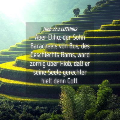 Picture 04 - Hiob 32:2 LUTH1912 - Aber Elihu, der Sohn Baracheels von Bus, des - Bible Verse Picture