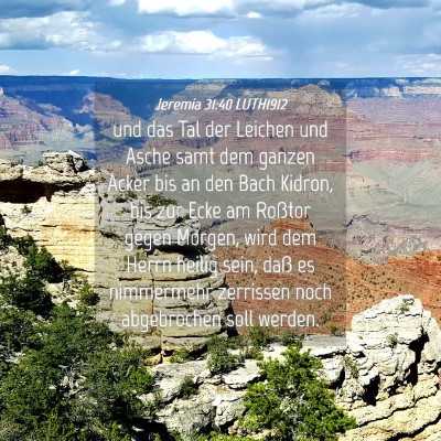 Picture 04 - Jeremia 31:40 LUTH1912 - und das Tal der Leichen und Asche samt dem ganzen - Bible Verse Picture