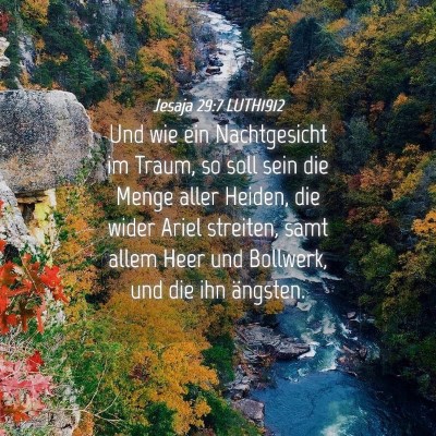 Picture 04 - Jesaja 29:7 LUTH1912 - Und wie ein Nachtgesicht im Traum, so soll sein - Bible Verse Picture