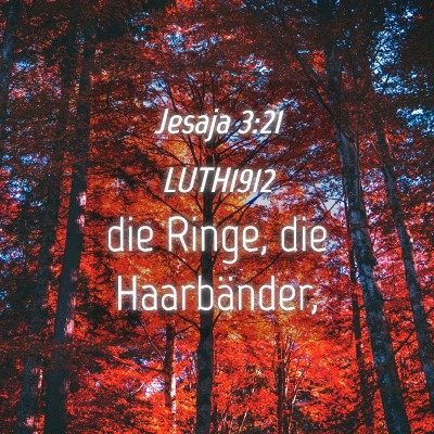 Picture 04 - Jesaja 3:21 LUTH1912 - die Ringe, die - Bible Verse Picture