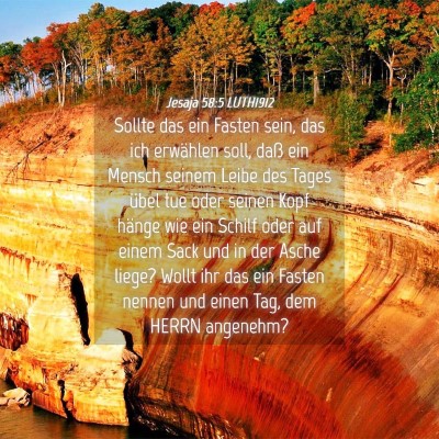 Picture 04 - Jesaja 58:5 LUTH1912 - Sollte das ein Fasten sein, das ich erwählen - Bible Verse Picture