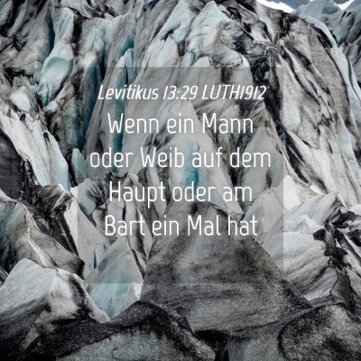 Picture 04 - Levitikus 13:29 LUTH1912 - Wenn ein Mann oder Weib auf dem Haupt oder am - Bible Verse Picture
