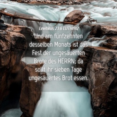 Picture 04 - Levitikus 23:6 LUTH1912 - Und am fünfzehnten desselben Monats ist das Fest - Bible Verse Picture