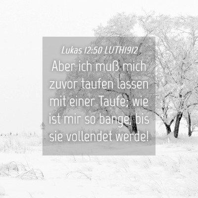 Picture 04 - Lukas 12:50 LUTH1912 - Aber ich muß mich zuvor taufen lassen mit einer - Bible Verse Picture