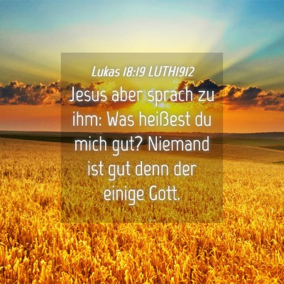 Picture 04 - Lukas 18:19 LUTH1912 - Jesus aber sprach zu ihm: Was heißest du mich - Bible Verse Picture
