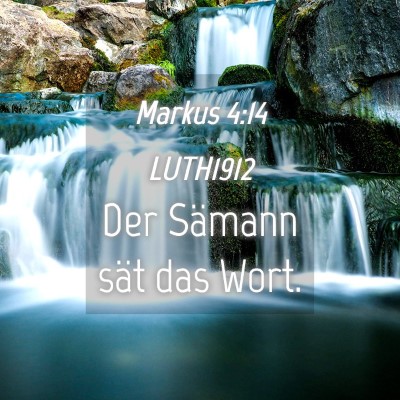 Picture 04 - Markus 4:14 LUTH1912 - Der Sämann sät das - Bible Verse Picture