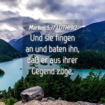 Picture 04 - Markus 5:17 LUTH1912 - Und sie fingen an und baten ihn, daß er aus - Bible Verse Picture