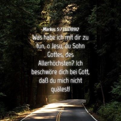 Picture 04 - Markus 5:7 LUTH1912 - Was habe ich mit dir zu tun, o Jesu, du Sohn - Bible Verse Picture